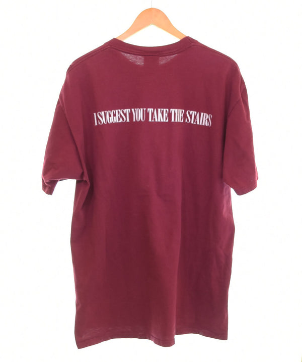 ヴィンテージ Vintage 90's Disney Tower of Terror ディズニー タワー・オブ・テラー タワテラ アトラクション ミッキー キャラT キャラクター バーガンディ XL Tシャツ ワインレッド LLサイズ 103MT-2924