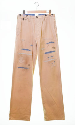 ジェラード JELADO 50本限定 ANTIQUE GARMENTS ANTIQUE TROUSERS DUG OUT PANTS チノパン 刺繍 ベージュ 30 103MB-109