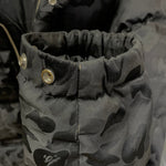 アベイシングエイプ A BATHING APE ダウン ジャケット ブラック Lサイズ 201MT-4849