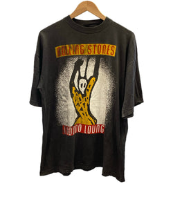 バンドTシャツ BAND-T Vintage ヴィンテージ The Rolling Stones voodoo loungespike tongue ローリングストーンズ スパイクタン XL Tシャツ ブラック LLサイズ 101MT-2726