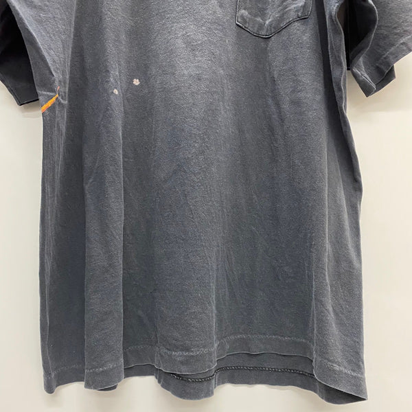 【曜日割引対象外】 ヴィンテージ vintage 90's マルボロ Marlboro リザード Lizard ポケットTシャツ Tシャツ ブラック XLサイズ 201MT-4295 VB