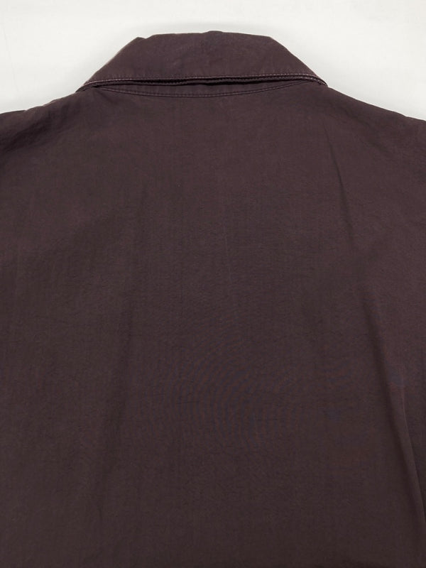 ボッテガヴェネタ BOTTEGA VENETA FULLZIP JACKET フルジップ ジャケット RUNWAY JACKET 薄手 アウター ボルドー 紫 サイズ 48 ジャケット 無地 パープル 104MT-2108