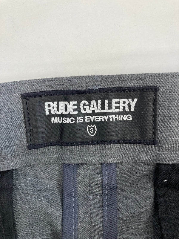ルードギャラリー RUDE GALLERY BASIC SLACKS ロングパンツ RG0847-3 スラックス グレー Ｍサイズ サイズ3 101MB-538