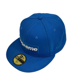シュプリーム SUPREME Sharpie Box Logo New Era シャーピー ボックスロゴ ニューエラ 青 7 1/2 帽子 メンズ帽子 キャップ ブルー 101hat-153