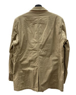 ステューシー STUSSY Tailored Jacket テーラード ジャケット フォーマル スーツ 茶 ジャケット 無地 ベージュ Lサイズ 104MT-1844