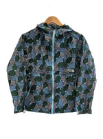 ノースフェイス THE NORTH FACE NOVELTY COMPACT JACKET コンパクトジャケット ナイロンジャケット フーディ ジップアップ ライトアウター 総柄 NPW71535 ジャケット ブルー Sサイズ 101LT-225
