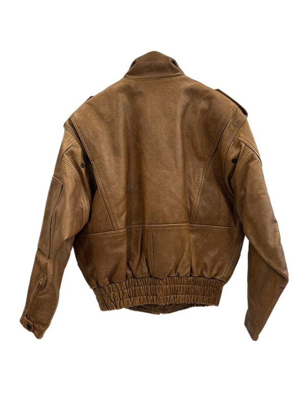 クシタニ KUSHITANI 本革 牛革 レザージャケット ジップアップ ライダースジャケット バイカー 茶 サイズ表記なし ジャケット ベージュ 101MT-5227