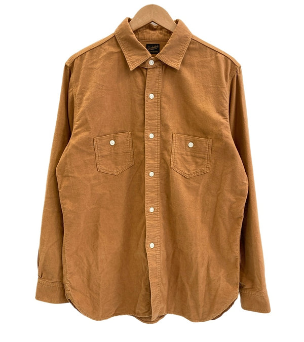 テンダーロイン TENDERLOIN ロングスリーブシャツ フランネルシャツ 長袖シャツ ブラウン 101MT-3910