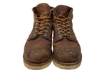 レッドウィング RED WING 6-inch CLASSIC ROUND TOE クラシック ラウンド レースアップ ワークブーツ アウトドア 8 1/2D 茶 9111 メンズ靴 ブーツ ワーク ブラウン 26.5cm 104S-1072