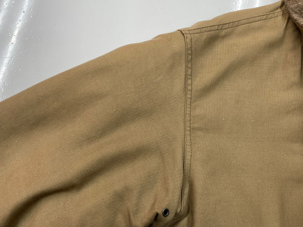 バズリクソンズ BUZZ RICKSON'S N-1 デッキジャケット NAVY DEPARTMENT Military ミリタリー U.S.NAVY ステンシル M品番  M13530 ジャケット ワンポイント ブラウン Lサイズ 104MT-2181