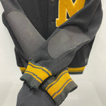 【曜日割引対象外】 チャンピオン Champion 50's ランタグ ヴィンテージ スタジャン エルボーパッチ ジャケット ブラック 40サイズ 201MT-4650 VB