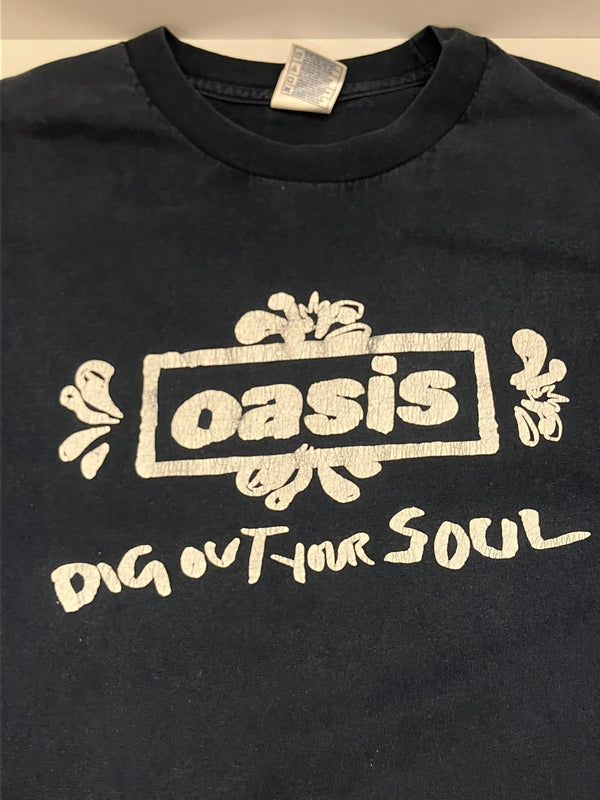 バンド band 00s 00's ALSTYLE OASIS DIG OUT YOUR SOUL TOUR オアシス ツアーT XL Tシャツ ネイビー LLサイズ 101MT-3201