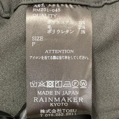 レインメーカー RAINMAKER ドウギパンツ RM201-045 ボトムスその他 ブラック Fサイズ 201MB-1209