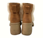 アグ UGG Brooklyn Sunburst ブルックリン サンバースト Boots 厚底 ヒール スエード ファー ムートン BROWN 茶色 1145710 レディース靴 ブーツ ムートンブーツ ブラウン 25cm 104S-702