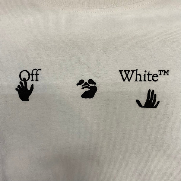 オフホワイト Off-White OMAA038S21JER001 Tシャツ ホワイト XSサイズ 201MT-3983
