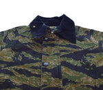 ブルコ BLUCO WORK GARMENT HORSE RIDE COAT Tiger stripe ホースライドコート タイガーストライプ ジャケット マルチカラー Lサイズ 103MT-3327