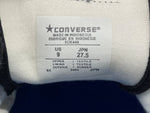 コンバース CONVERSE 16年製 × Stussy ステューシー JACK PURCELL ジャック パーセル ローカット シューズ 白 黒 1CK448 メンズ靴 スニーカー ブラック 27.5cm 104S-1036