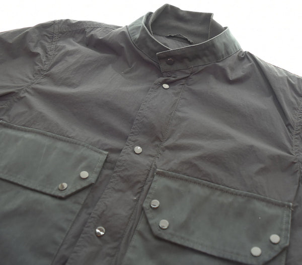 テンシー TEN-C  PATCH POCKET BOMBER JACKET ボンバージャケット ライトアウター 黒 TC-J1218 46 ジャケット ブラック 103MT-2255