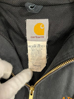 カーハート Carhartt 90s 90's MEXICO ダック アクティブジャケット ブラック フェード 裏地サーマル 黒 J131 BLK XL ジャケット ブラック 101MT-5428