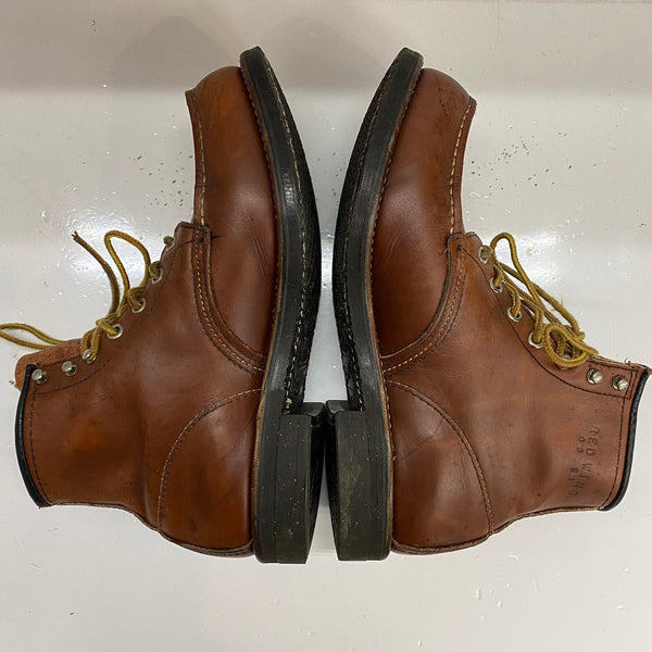 【曜日割引対象外】 レッドウィング RED WING 90's 廃盤モデル アイリッシュセッター 8152 メンズ靴 ブーツ ワーク ブラウン 25.5cmサイズ 201-shoes1503 VB