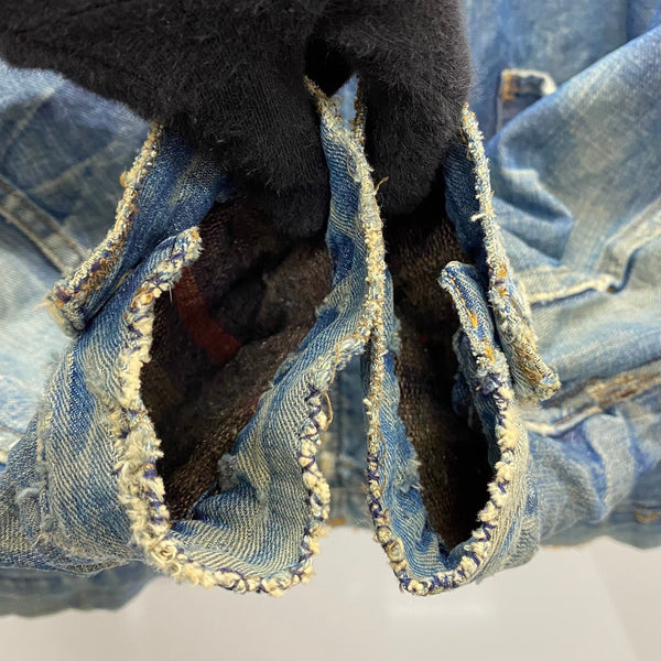 【曜日割引対象外】 ヴィンテージ vintage 50's 60's MONTGOMERY WARD 101 DENIM JACKET ブランケット付き フルジップ ジャケット ブルー 201MT-3680 VB
