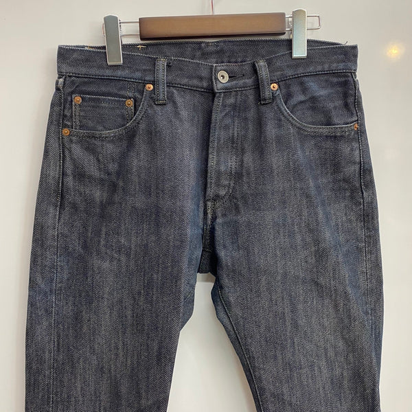 【曜日割引対象外】 アイアンハート IRON HEART 21oz EXTRA HEAVY DENIM RS-01B デニム ブルー W33サイズ 201MB-899 VB