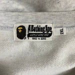 ア ベイシング エイプ A BATHING APE スウェット 霜降りグレー 001SWH701008 スウェット グレー 2XLサイズ 201MT-4615