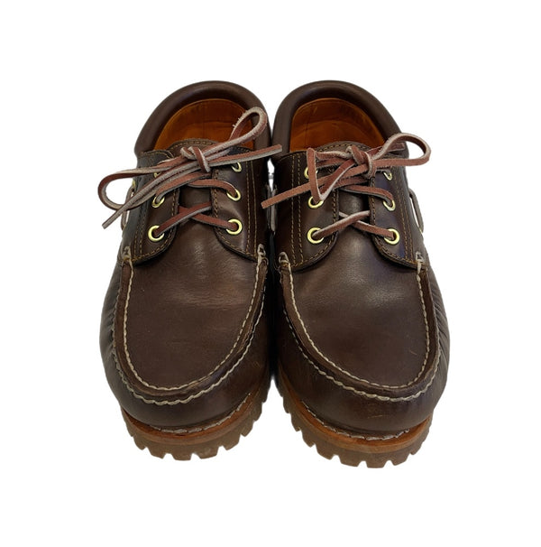 ティンバーランド Timberland 3 EYE CLASSIC LUG 30003 3アイレット デッキシューズ メンズ靴 モカシン ブラウン 27.5cm 101sh-2241