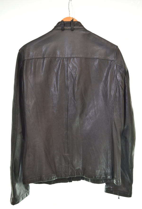 タケオキクチ TAKEO KIKUCHI シングルライダース ジャケット レザージャケット ブルゾン JF070-45040JH 3 ジャケット ブラック 103MT-3230