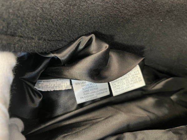 マックスマーラ Max Mara ステンカラーコート 無地 イタリア製 コート ブラック 101LT-243