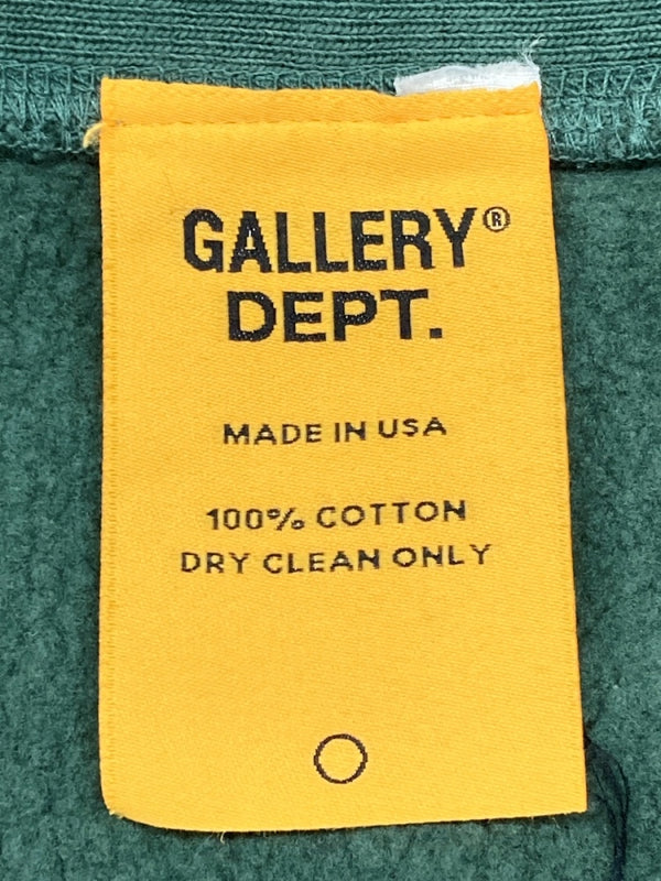 ギャラリーデプト GALLERY DEPT CENTER LOGO PULL OVER HOODIE センター ロゴ プルオーバー フーディ パーカー 緑 パーカ ロゴ グリーン Lサイズ 104MT-1889