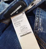 ディースクエアード DSQUARED2 SLASH LIGHT COOL GUY クール ガイ ダメージ ストレート デニム パンツ ジーンズ S74LB0418 S30342 デニム ブルー 46 103MB-474