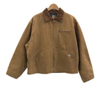 カーハート Carhartt 80's 80年代 100周年 100YEARS デトロイトジャケット ワークジャケット ジップアップ ダック地 裏地ブランケット VINTAGE ヴィンテージ - ジャケット ブラウン 101MT-5326