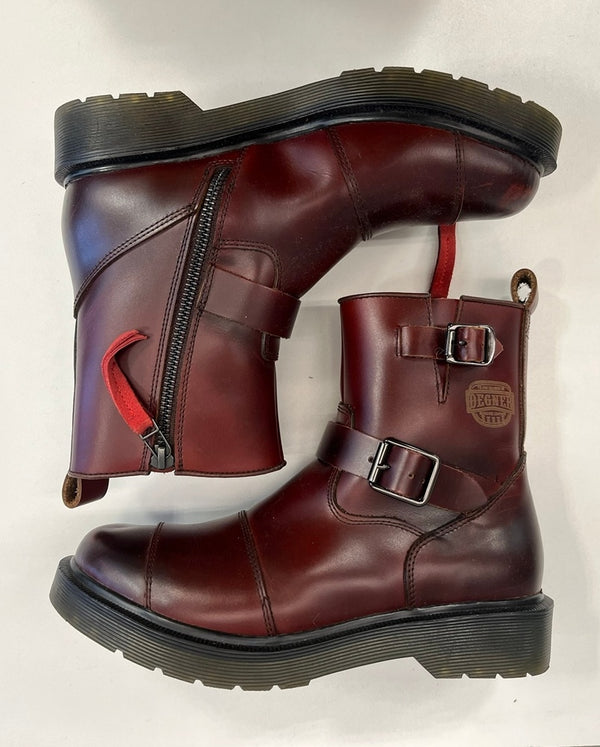 デグナー DEGNER レザー エンジニアブーツ バイク サイドジップ HS-B10 レディース靴 ブーツ エンジニア ブラウン 24cm 101sh-2317