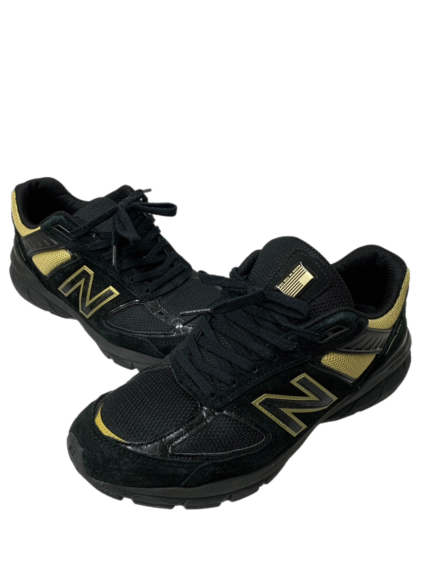 ニューバランス new balance M990 V5 ブラック ゴールド USA製 M990BH5 メンズ靴 スニーカー ロゴ ブラック  27.5cm 201-shoes711 | 古着通販のドンドンサガール