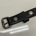 【曜日割引対象外】 【中古】エイチティーシー HTC SOLID BRASS スタッズ ベルト・サスペンダー メンズベルト ブラック 201goods-673 VB