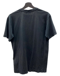 ストーンアイランド STONE ISLAND LOGO S/S T-Shirt ロゴ 半袖 Tシャツ クルーネック 刺繍パッチ 黒 741524113 Tシャツ ロゴ ブラック Sサイズ 104MT-2344