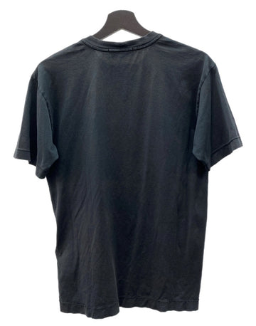 ストーンアイランド STONE ISLAND LOGO S/S T-Shirt ロゴ 半袖 Tシャツ クルーネック 刺繍パッチ 黒 741524113 Tシャツ ロゴ ブラック Sサイズ 104MT-2344