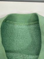 ヴィンテージ vintage 50's～60's 50～60年代 染み込みプリント ラグラン 4本針 フラットシーマ 半袖スウェット - スウェット グリーン 101MT-4962