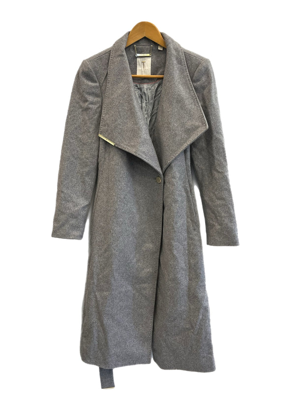 テッドベーカー Ted Baker 無地 コート グレー サイズ2 101LT-242