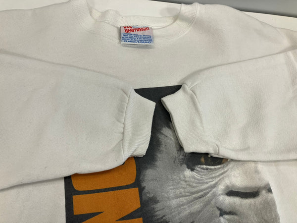 ヴィンテージ vintage 90's 90年代 Hanes CONGO THE MOVIE コンゴ ©1995 paramount pictures ムービー 映画 MADE IN USA アメリカ製 XL スウェット ホワイト LLサイズ 101MT-3927