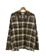 ラディアル RADIALL 25SS BELAIR - OPEN COLLARED SHIRT L/S オープンカラーシャツ オンブレチェック 茶×黒×白 チェック柄 RAD-25SS-SH001 XL 長袖シャツ マルチカラー 101MT-5144