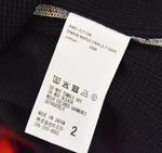 アンセルム ANCELLM DAMAGE WAFFLE CREW LS T-SHIRT長袖Tシャツ ANC-CT134 2 ロンT ブラック 103MT-3380