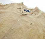 ラルフローレン RalphLauren Polo Ralph Lauren Open Collar シャツ オープンカラーシャツ 半袖シャツ 開襟シャツ XXL 半袖シャツ ブラウン 3Lサイズ 103MT-2662