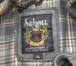 ショット SCHOTT ヴィンテージ加工 レザー クラシック レーサー シングル ライダース ジャケット ジャケット グレー LLサイズ 103MT-1750