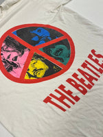 バンド band THE BEATLES ザ・ビートルズ 90s 90's USA製 アメリカ製 プリント  vintage ヴィンテージ Tシャツ ホワイト Lサイズ 101MT-4316