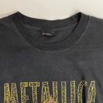 【曜日割引対象外】 ヴィンテージ vintage 90's メタリカ METALLICA PUSHEAD KING NOTHING GIANT Tシャツ ブラック 201MT-3932 VB