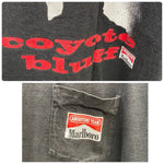【曜日割引対象外】 ヴィンテージ vintage 90's Marlboro コヨーテ coyote USA製 Tシャツ ブラック XLサイズ 201MT-4178 VB