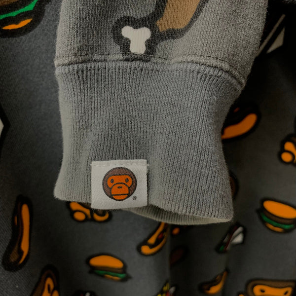 アベイシングエイプ A BATHING APE マイロ milo スウェット ブラック Mサイズ 201MT-4316