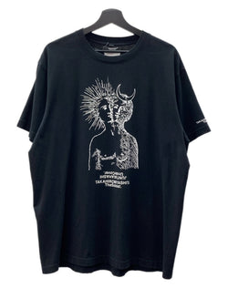 アンダーカバー UNDERCOVER × TAKAHIROMIYASHITA TheSoloist. ソロイスト PRINT T-SHIRT プリント Tシャツ 半袖 黒 Tシャツ プリント ブラック Lサイズ 104MT-1597